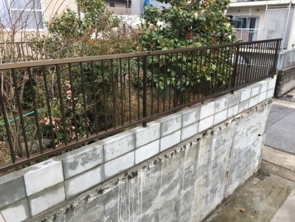 名古屋市のブロック塀設置