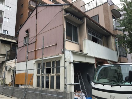 名古屋市西区の木造住宅の解体工事