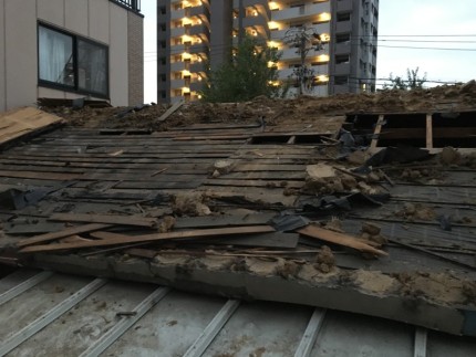 名古屋市西区の木造住宅の解体工事