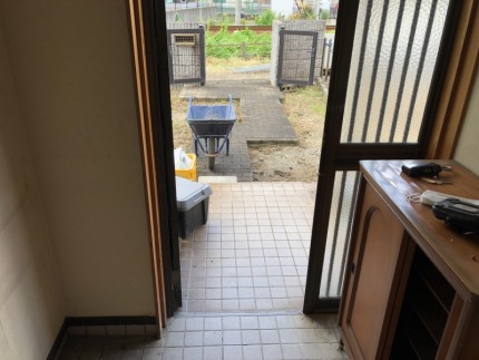 お風呂の解体|搬出経路|愛知県犬山市