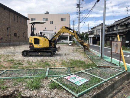 名古屋市中村区｜フェンス撤去工事を開始