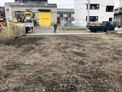 アスファルト舗装撤去が完工|名古屋市中川区