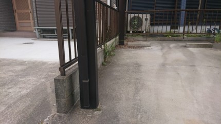 名古屋市緑区カーポートの撤去【撤去前】
