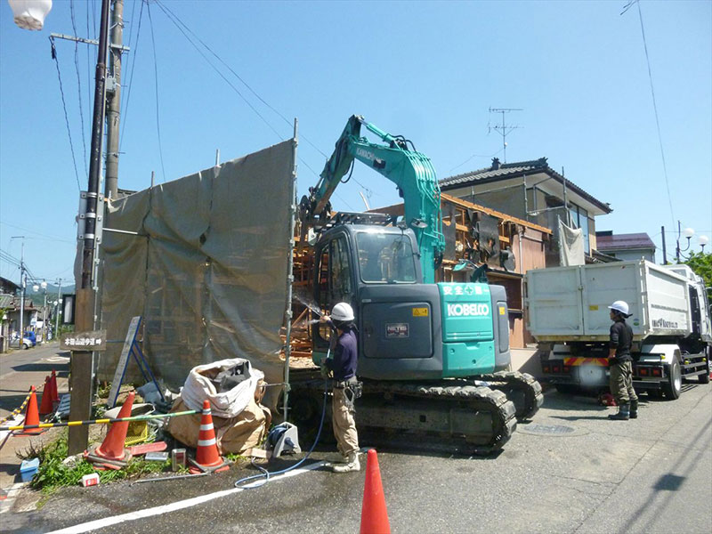 岐阜県可児市の木造家屋の解体工事が完工
