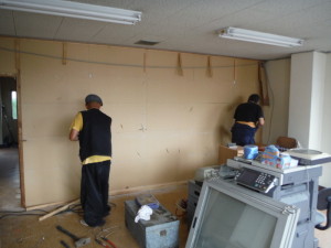 名古屋市守山区の店舗の内装解体スケルトン工事が完工