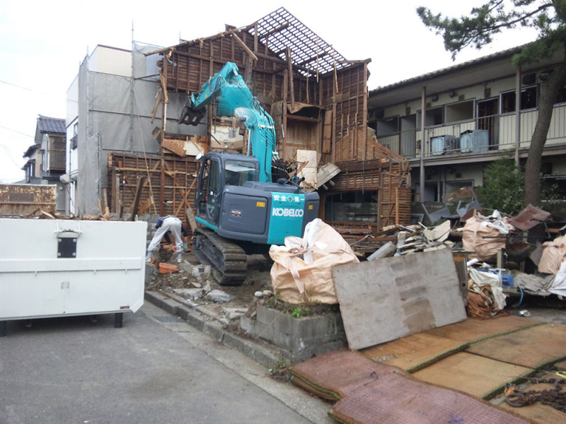 愛知県小牧市の解体工事