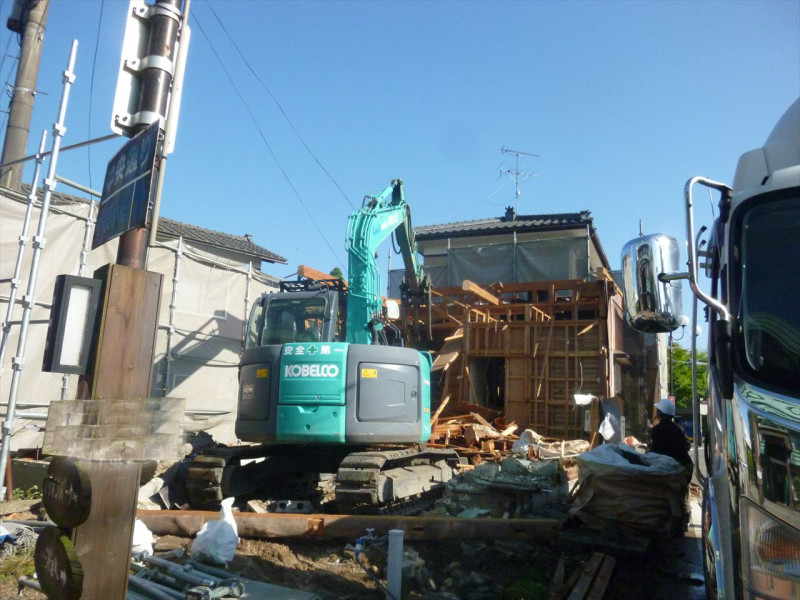 名古屋市昭和区の解体工事