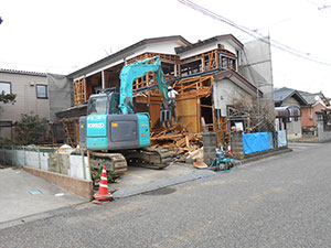 岐阜市の解体工事