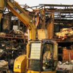 名古屋市名東区の火災現場解体工事