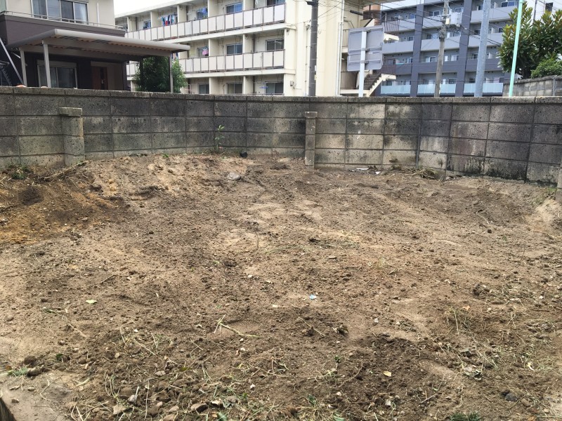 庭石の撤去処分が完工｜名古屋市南区