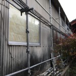 愛知県小牧市スレート壁の撤去工事