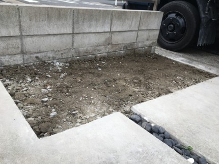 名古屋市南区の土間コンクリート撤去完工