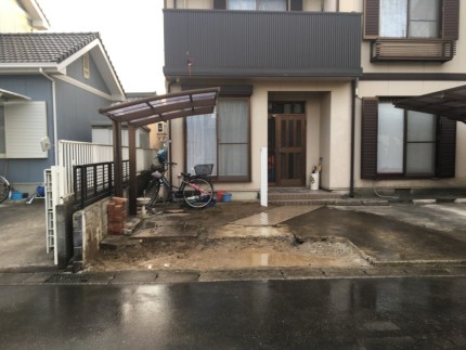 北名古屋市｜ブロック塀の解体工事が完工