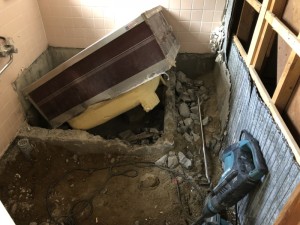 お風呂の解体|愛知県犬山市