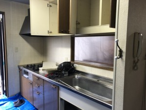 名古屋市名東区キッチン解体工事