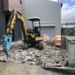 岐阜市の駐車場コンクリートはつり工事の費用事例