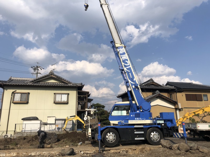 名古屋市昭和区の庭石の撤去