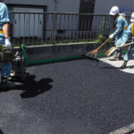 名古屋市守山区のアスファルト舗装工事【駐車場110平米90万円】