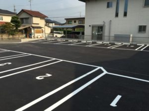 【名古屋市北区】駐車場のアスファルト舗装工事【150平米120万円】