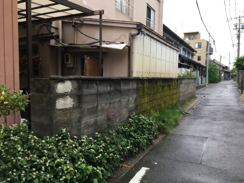 愛知県小牧市ブロック塀の撤去【補助金申請】