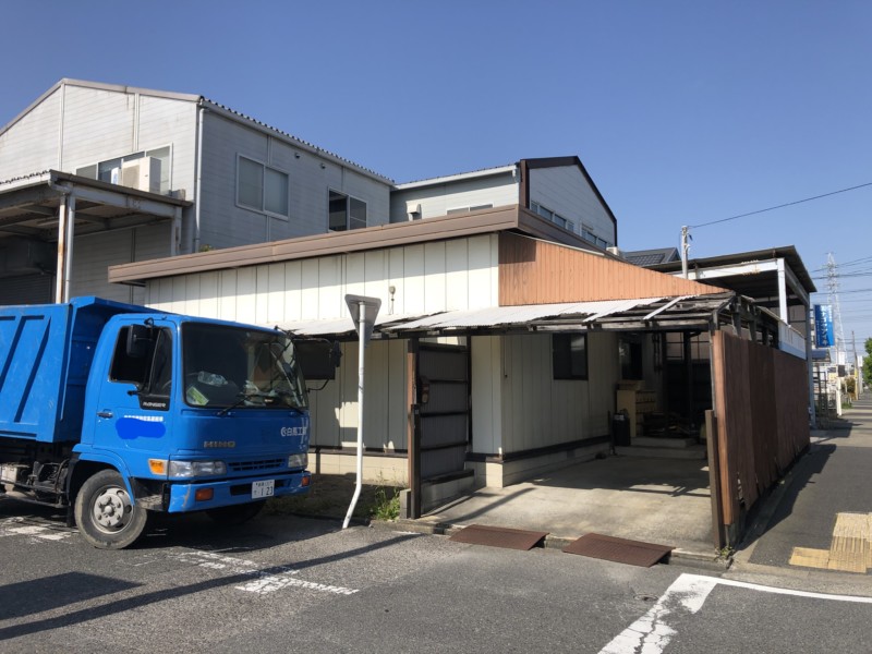 愛知県瀬戸市の木造プレハブ事務所の解体工事の費用事例