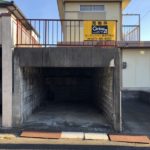 【岐阜県可児市の駐車場】コンクリート車庫の解体工事と乗り入れ補修