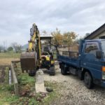 岐阜県可児市の庭木の伐根・庭石の撤去工事｜お庭をキレイに更地にする