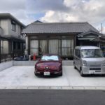 【岐阜県多治見市】庭を解体して土留めブロックと駐車場の拡張工事