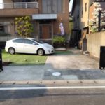【愛知県豊田市】庭と門扉を解体して駐車場の間口を広げる
