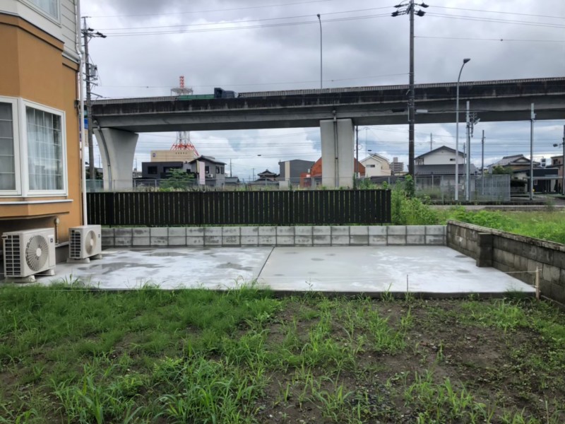 【愛知県豊田市】お庭のリフォームとブロック・フェンスを設置