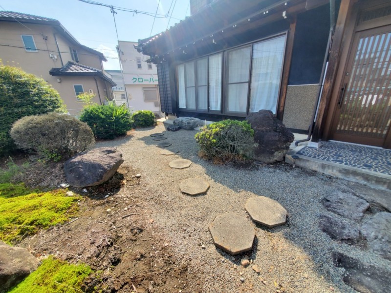 0921★【庭リフォーム、CB、スロープ、土間、手すり、ポスト、砕石】脇田様@中恵土