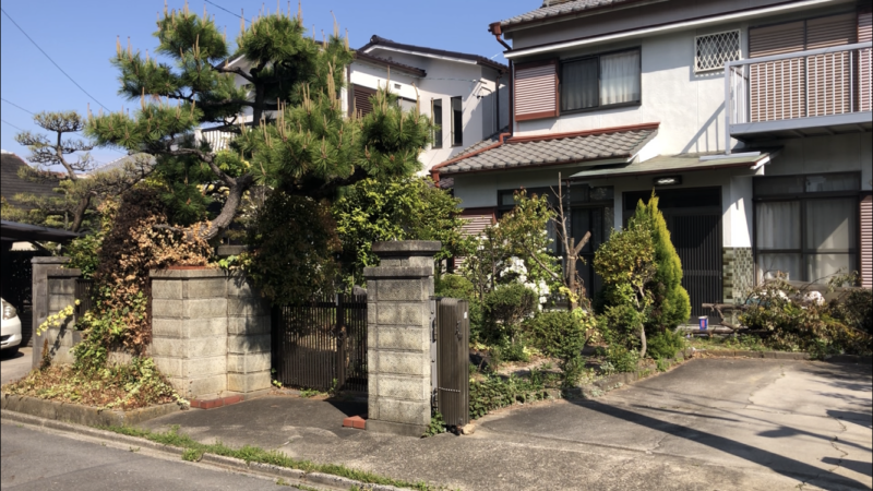 名古屋市中村区上石川町の駐車場工事とブロック・フェンス設置工事